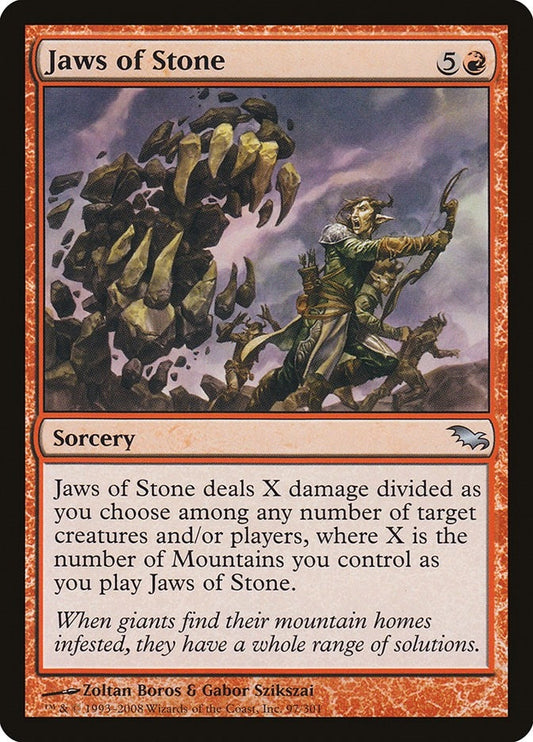Image for Jaws of Stone (97) - Magic: The Gathering