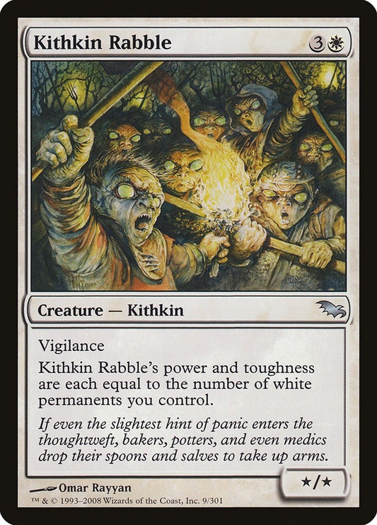 Image for Kithkin Rabble (9) - Magic: The Gathering