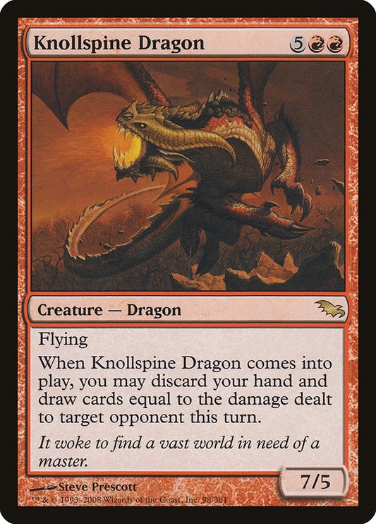 Image for Knollspine Dragon (98) - Magic: The Gathering