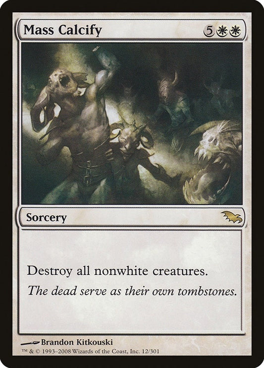 Image for Mass Calcify (12) - Magic: The Gathering
