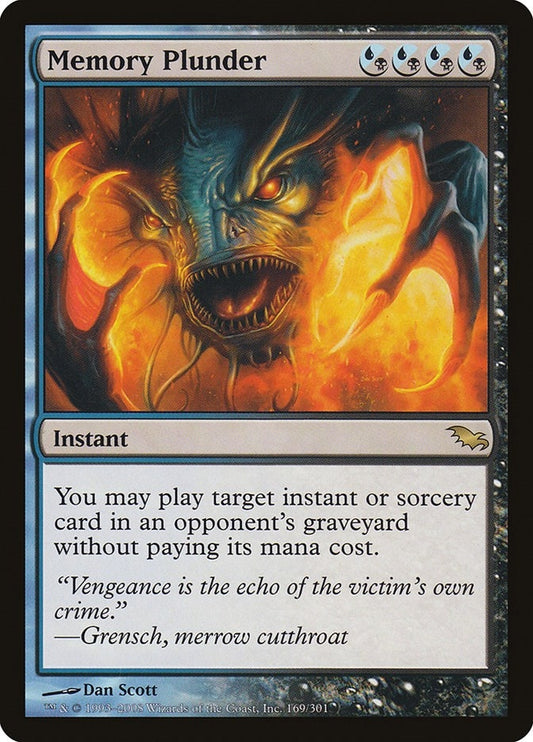 Image for Memory Plunder (169) - Magic: The Gathering