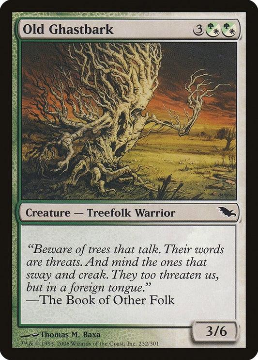 Image for Old Ghastbark (232) - Magic: The Gathering