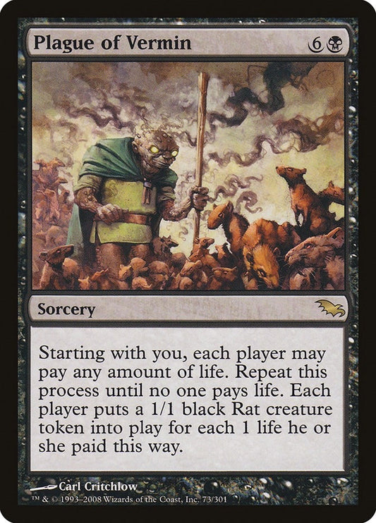 Image for Plague of Vermin (73) - Magic: The Gathering