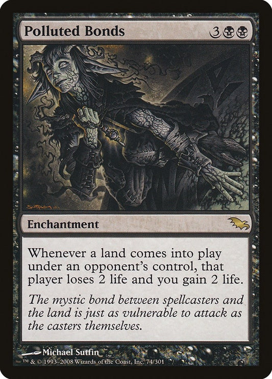 Image for Polluted Bonds (74) - Magic: The Gathering