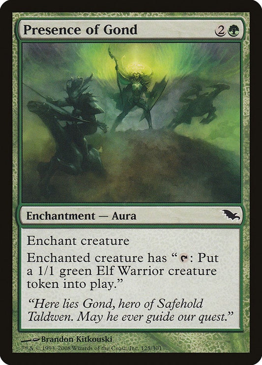 Image for Presence of Gond (125) - Magic: The Gathering