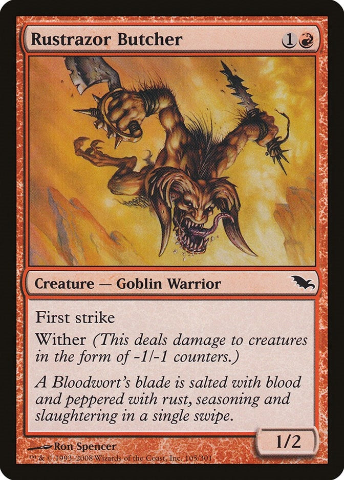 Image for Rustrazor Butcher (105) - Magic: The Gathering