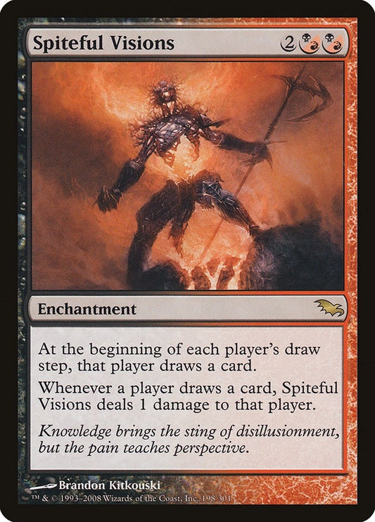 Image for Spiteful Visions (198) - Magic: The Gathering