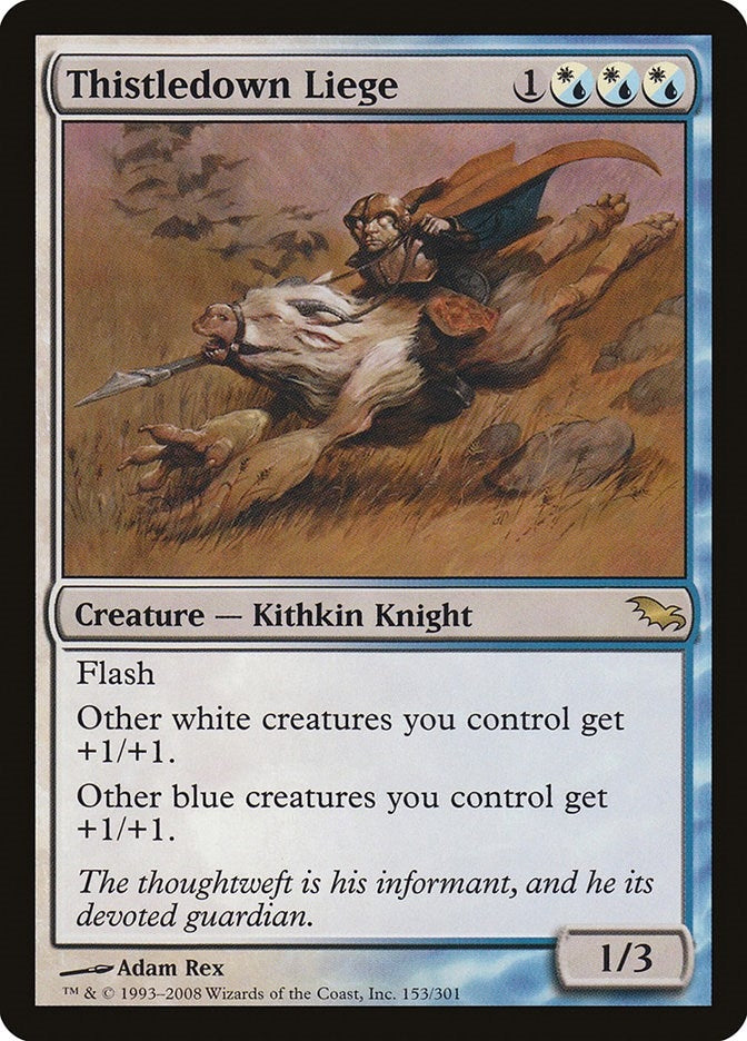 Image for Thistledown Liege (153) - Magic: The Gathering