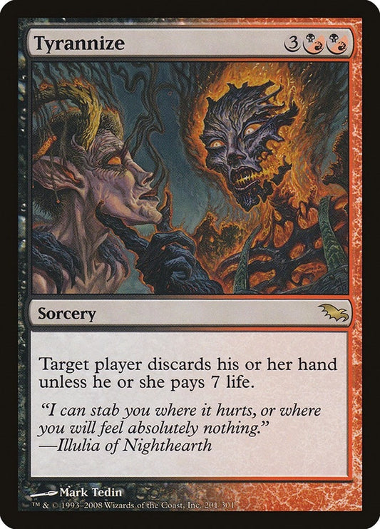 Image for Tyrannize (201) - Magic: The Gathering