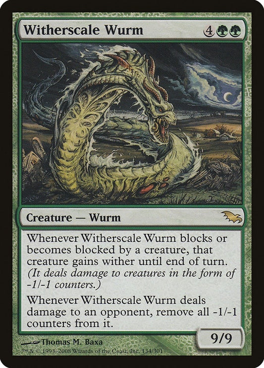Image for Witherscale Wurm (134) - Magic: The Gathering