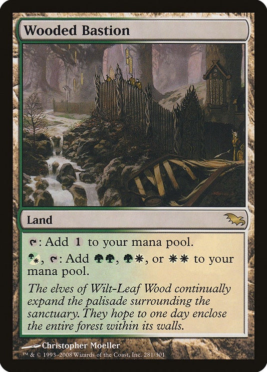 Image for Wooded Bastion (281) - Magic: The Gathering