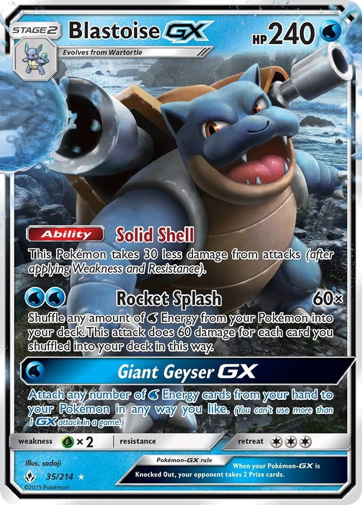Image for Blastoise GX (35/214) - Pokemon