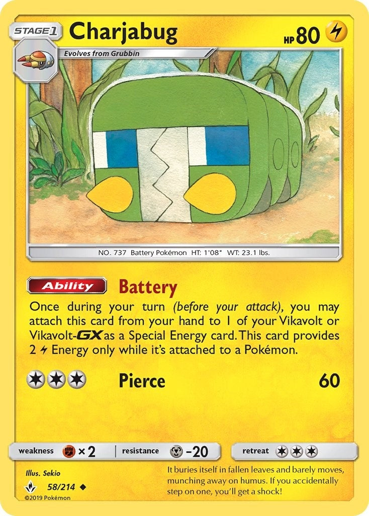 Image for Charjabug (58/214) - Pokemon