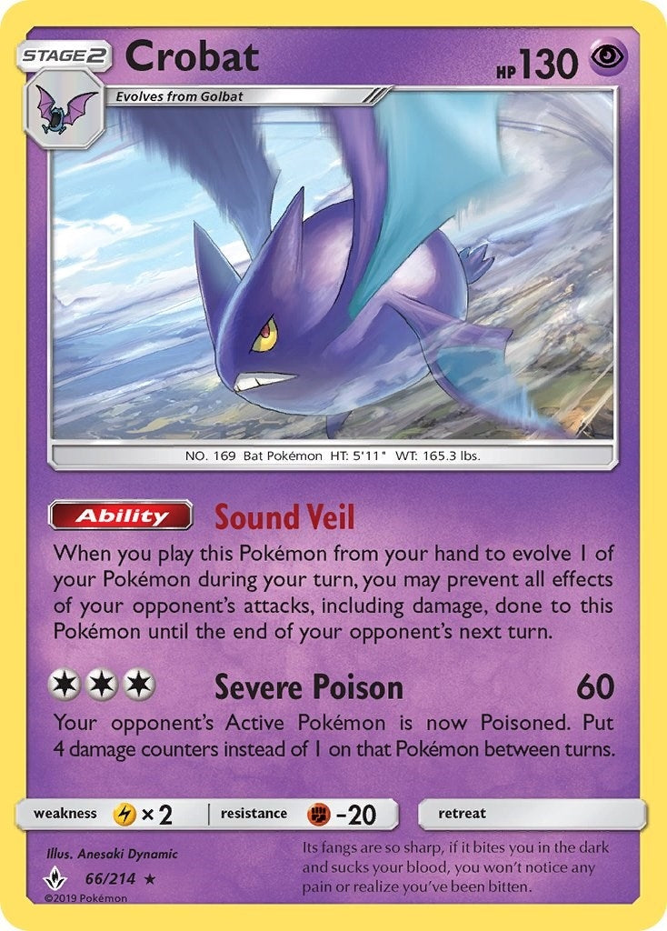 Image for Crobat (66/214) - Pokemon
