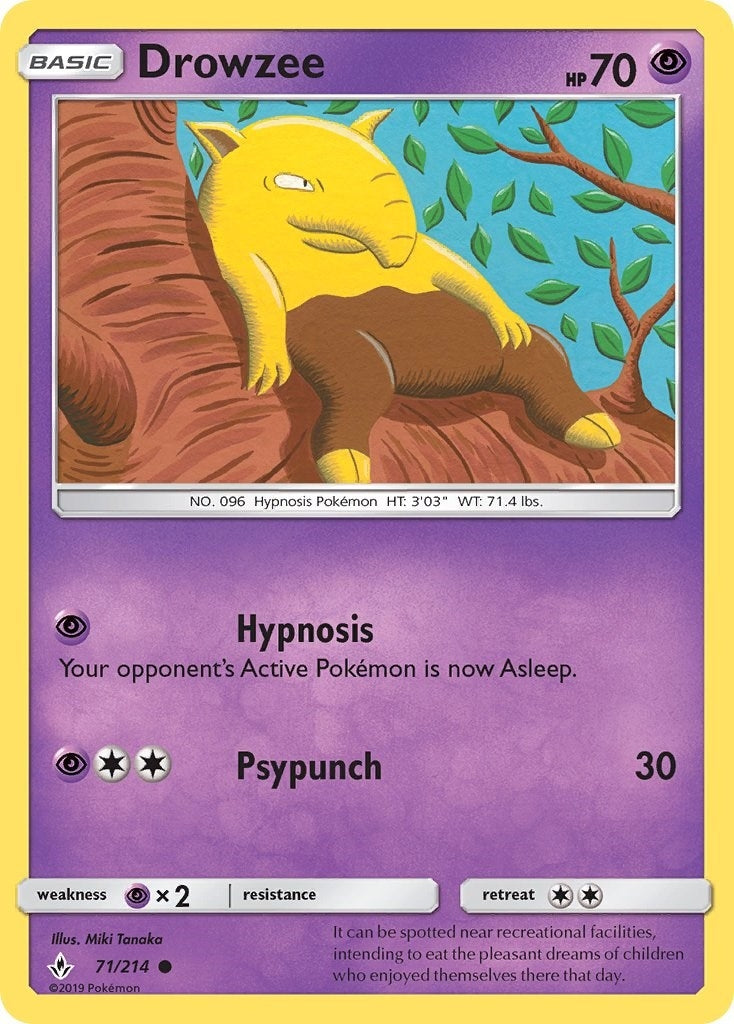Image for Drowzee (71/214) - Pokemon