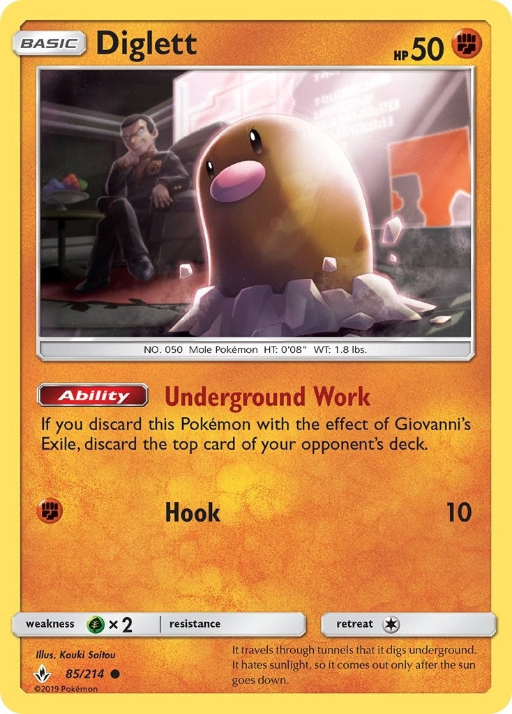 Image for Diglett (85/214) - Pokemon
