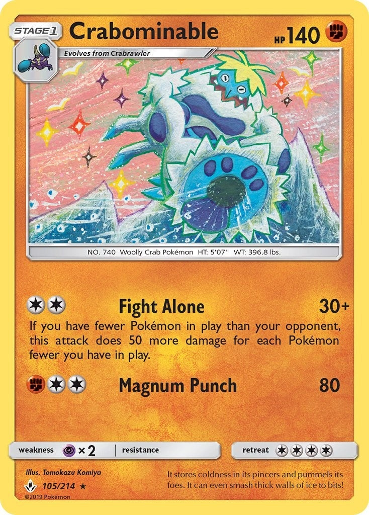Image for Crabominable (105/214) - Pokemon