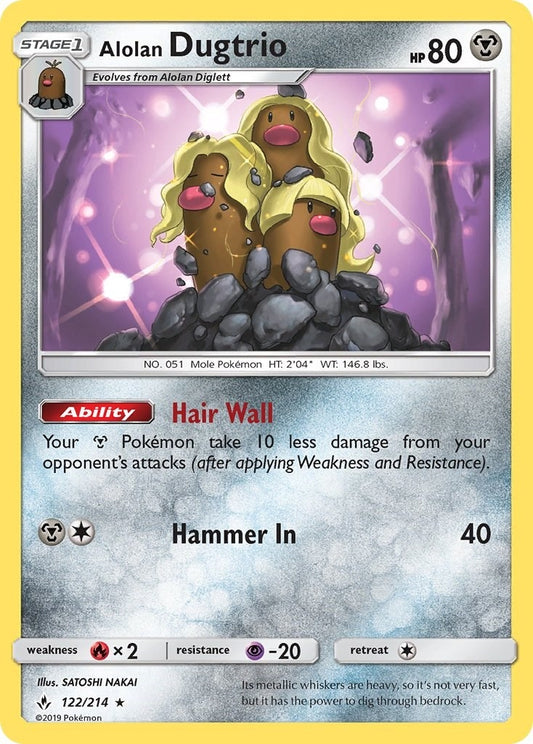 Alolan Dugtrio (122/214)