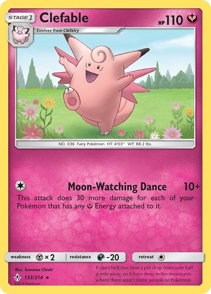 Image for Clefable (133/214) - Pokemon