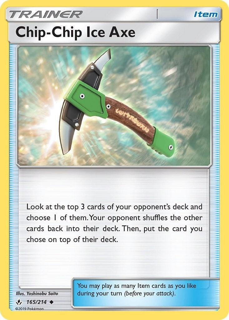 Image for Chip-Chip Ice Axe (165/214) - Pokemon