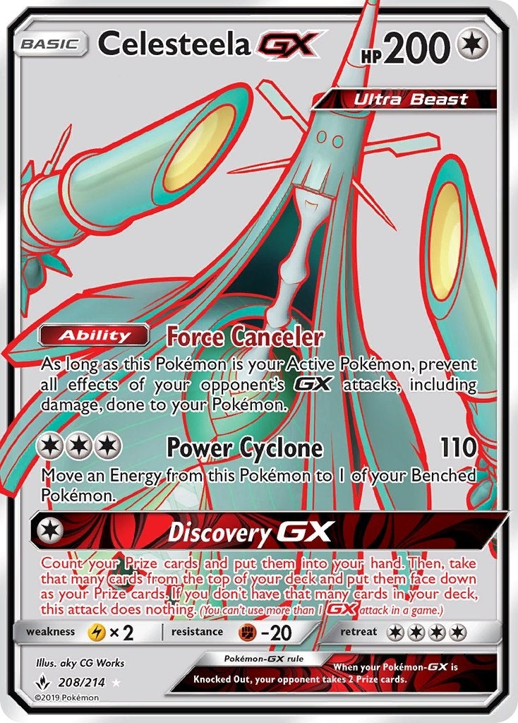 Image for Celesteela GX (Full Art) (208/214) - Pokemon