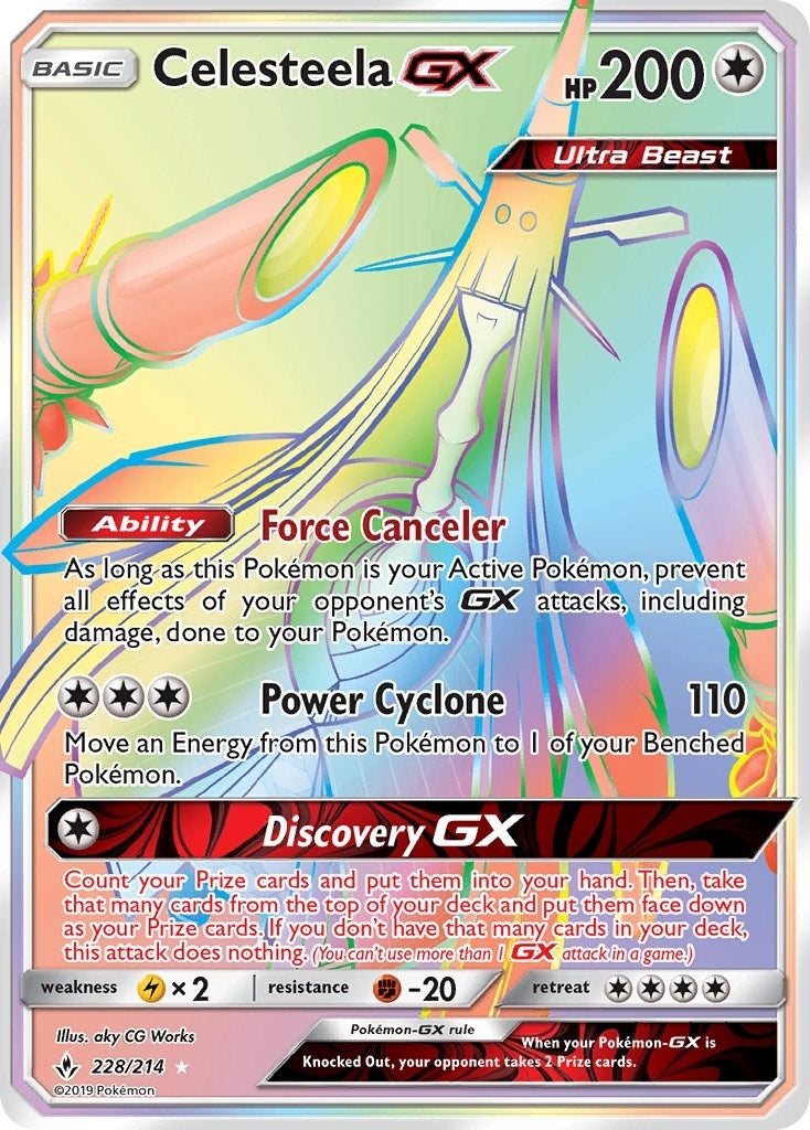 Image for Celesteela GX (Secret) (228/214) - Pokemon