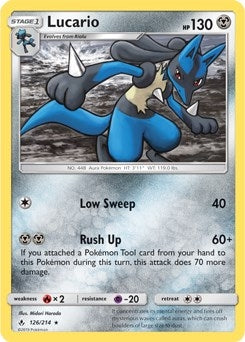 Image for Lucario - 126/214 (SM Unbroken Bonds) (126/214) - Pokemon