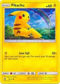 Pikachu - 28/73 (Cracked Ice Holo) (028/073)