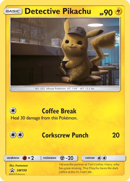 Image for Detective Pikachu - SM190 (SM190) - Pokemon