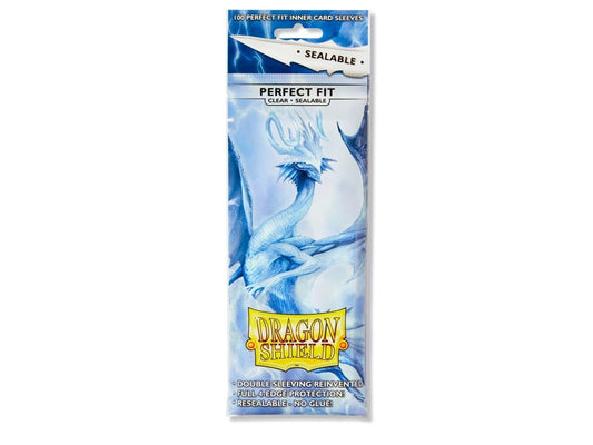 Image for Dragon Shield Perfect Fit Standard Sealable Sleeves - Clear Thindra (100-Pack) - Card Sleeves