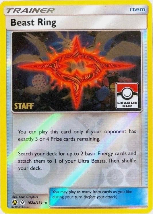 Image for Beast Ring - 102a/131 (League Cup) [Staff] (102a/131) - Pokemon