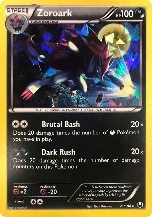 Image for Zoroark - 71/108 (Cracked Ice Holo) (071/108) - Pokemon