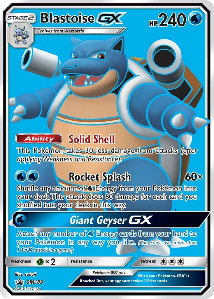 Image for Blastoise GX - SM189 (SM189) - Pokemon