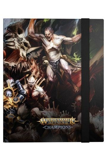Image for Binder - 18-Pocket Side-Loading FlexXfolio - Warhammer Age of Sigmar: Champions - Order vs. Death - Storage Albums