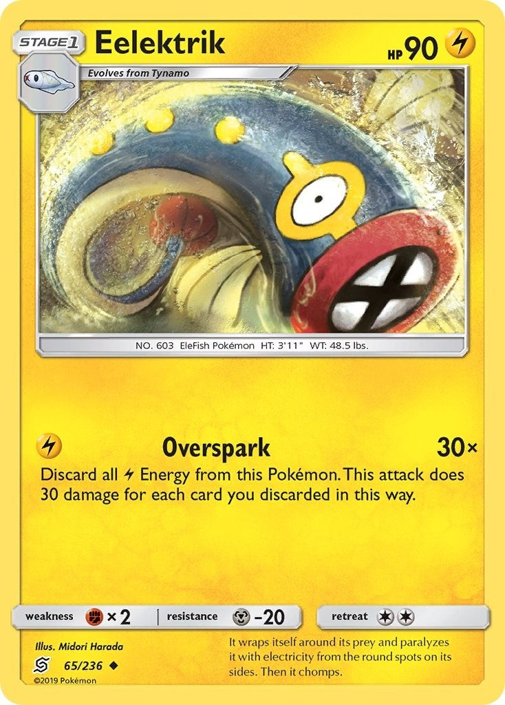Image for Eelektrik (65/236) - Pokemon