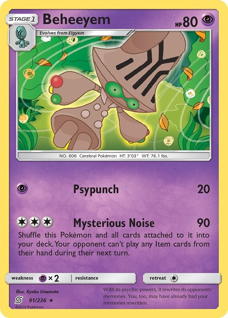Image for Beheeyem (91/236) - Pokemon