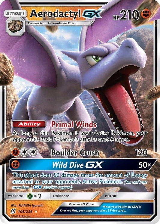 Aerodactyl GX (106/236)