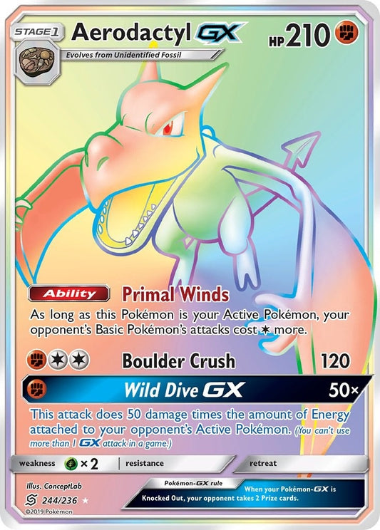 Aerodactyl GX (Secret) (244/236)