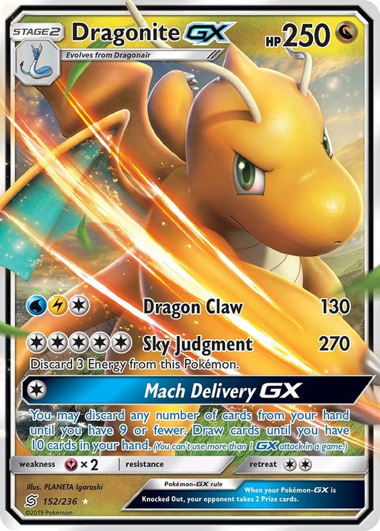 Image for Dragonite GX (152/236) - Pokemon