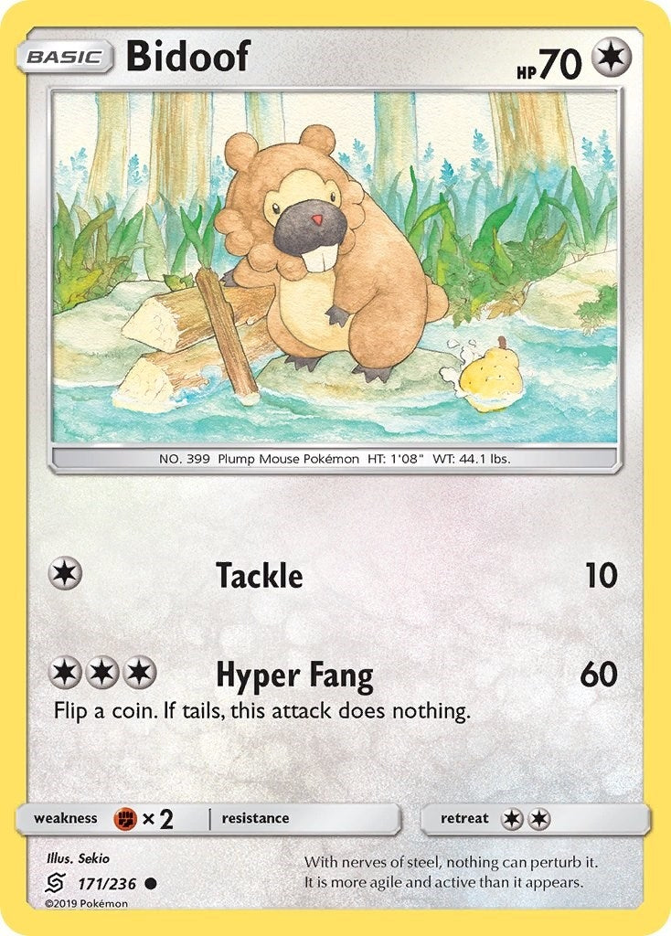 Image for Bidoof (171/236) - Pokemon