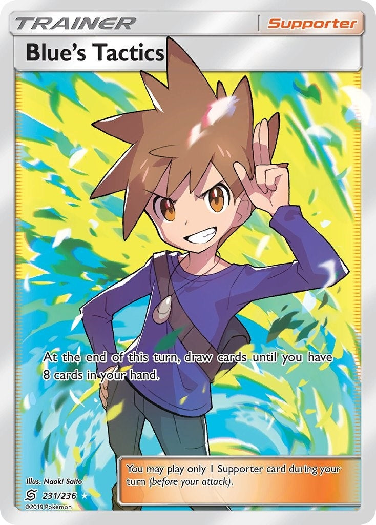 Image for Blue's Tactics (Full Art) (231/236) - Pokemon
