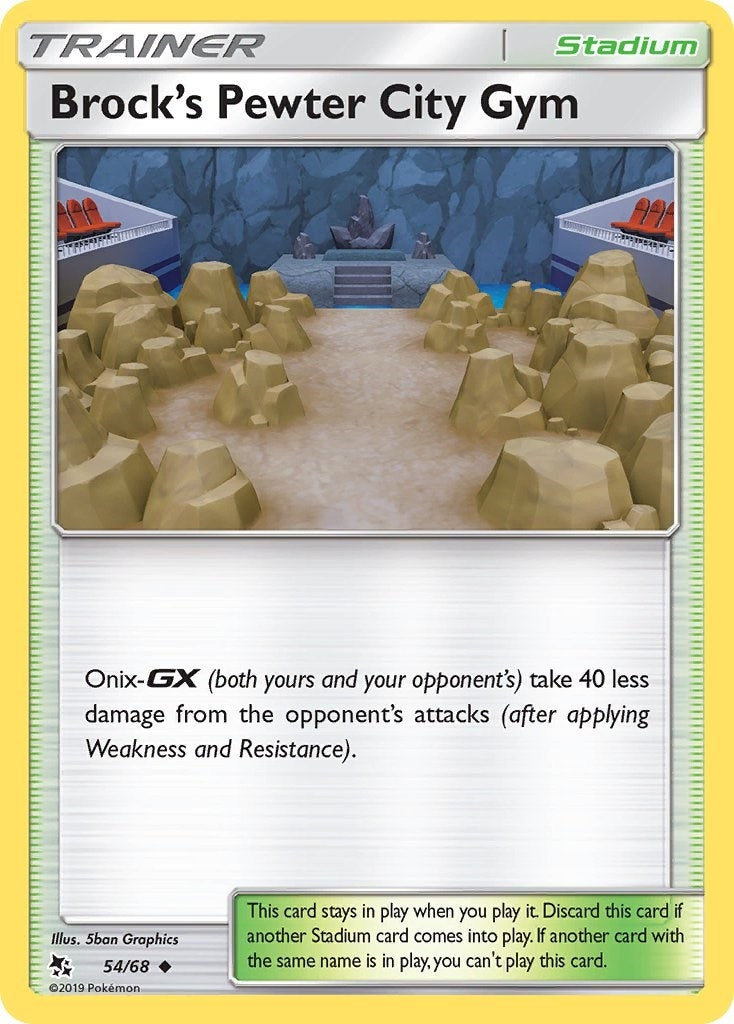 Image for Brock's Pewter City Gym (54/68) - Pokemon
