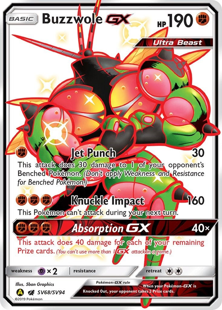 Image for Buzzwole GX (SV68/SV94) - Pokemon
