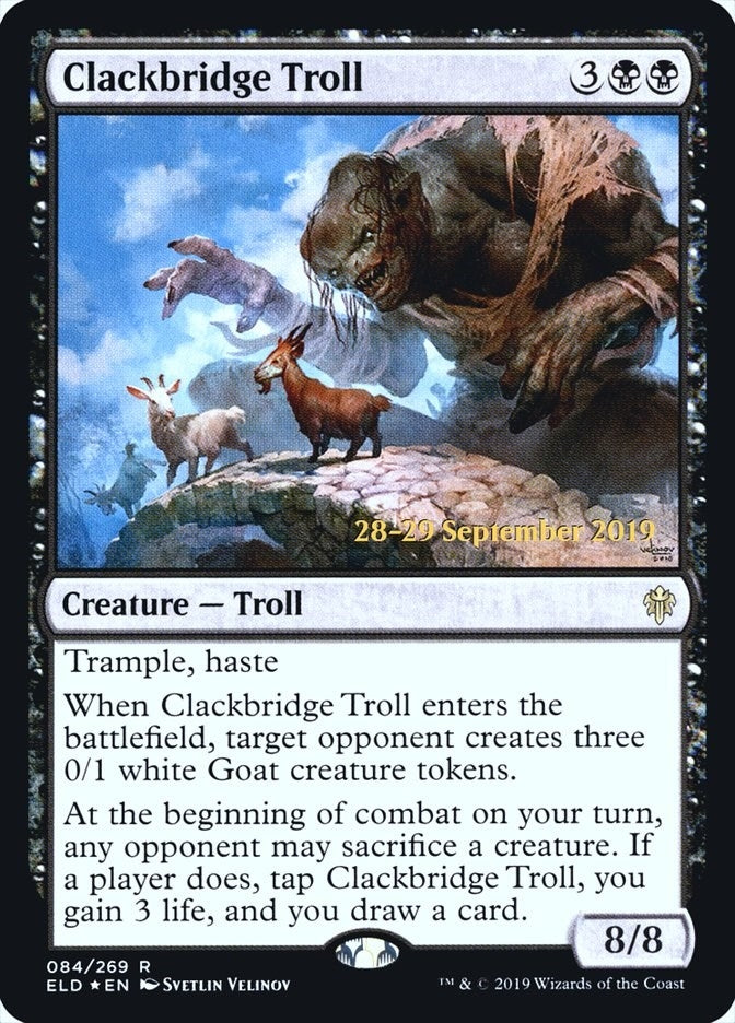 Image for Clackbridge Troll (84) - Magic: The Gathering