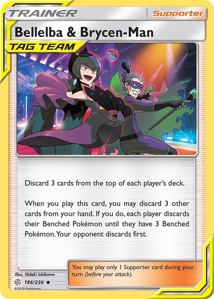 Image for Bellelba & Brycen-Man (186/236) - Pokemon