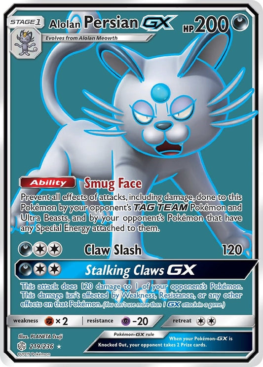 Alolan Persian GX (Full Art) (219/236)