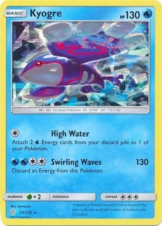 Image for Kyogre - 53/236 (Cracked Ice Holo) (053/236) - Pokemon