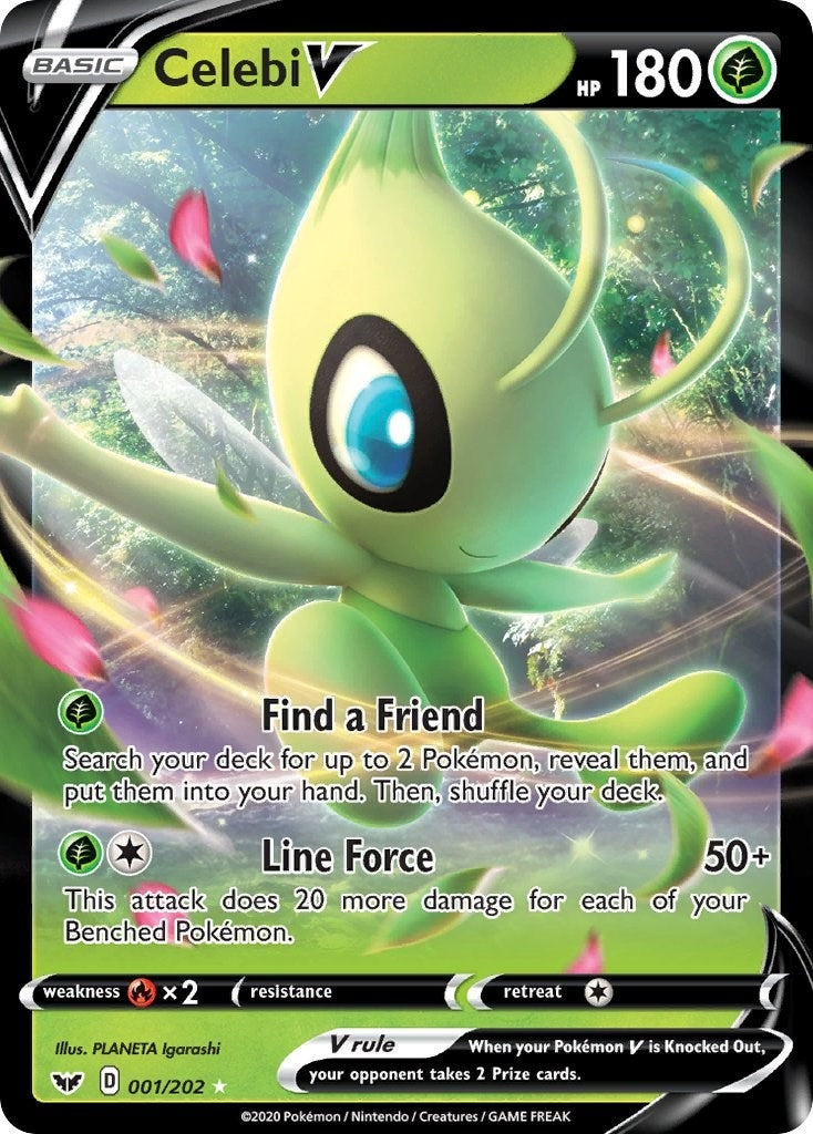 Image for Celebi V (001/202) - Pokemon