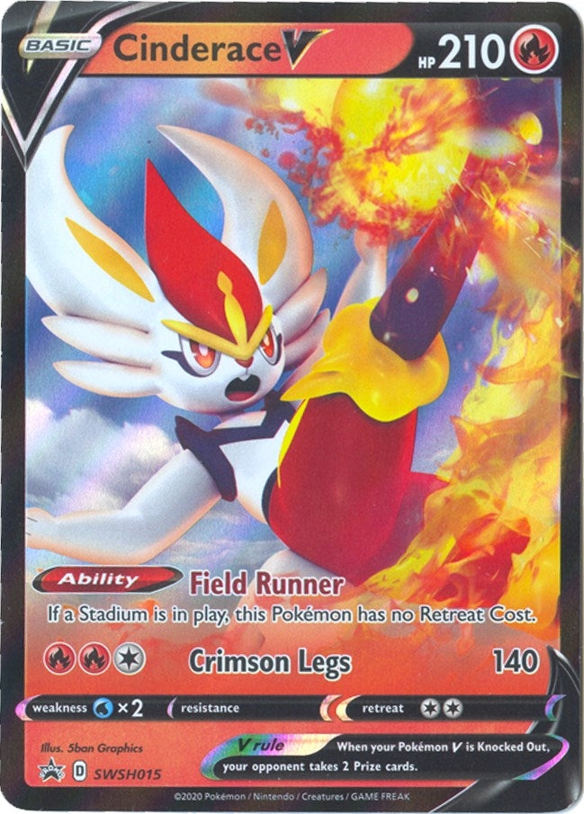 Image for Cinderace V - SWSH015 (SWSH015) - Pokemon