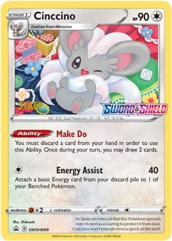 Image for Cinccino - SWSH009 (Prerelease) [Staff] (SWSH009) - Pokemon